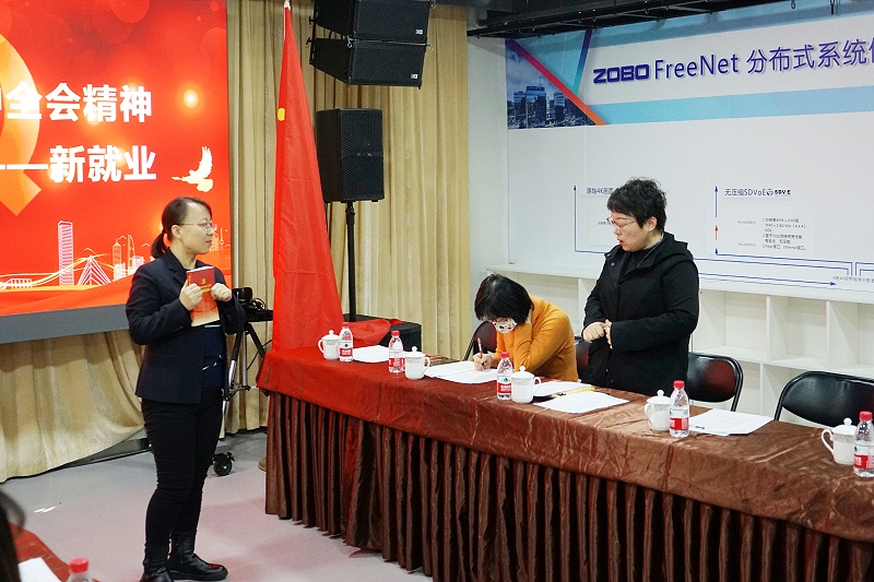 ZOBO草莓视频在线观看网站党支部丨开展“学习贯彻党的十九届六中全会精神”主题党日活动
