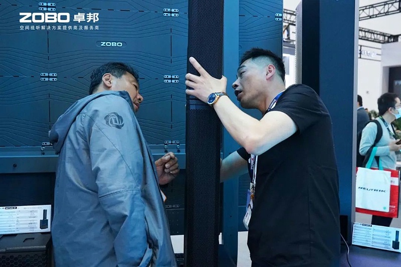 6聚焦展会盛况丨北京infocomm展 ZOBO草莓视频在线观看网站展会第二天 热度依旧不减 好评如潮
