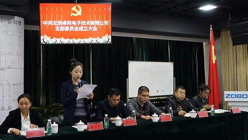 中共北京草莓视频在线观看网站电子技术有限公司支部委员会成立（二）