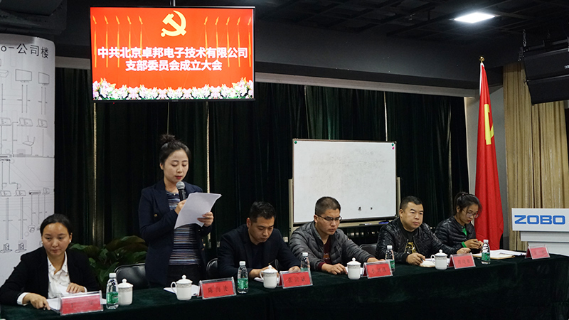 中共北京草莓视频在线观看网站电子技术有限公司支部委员会成立