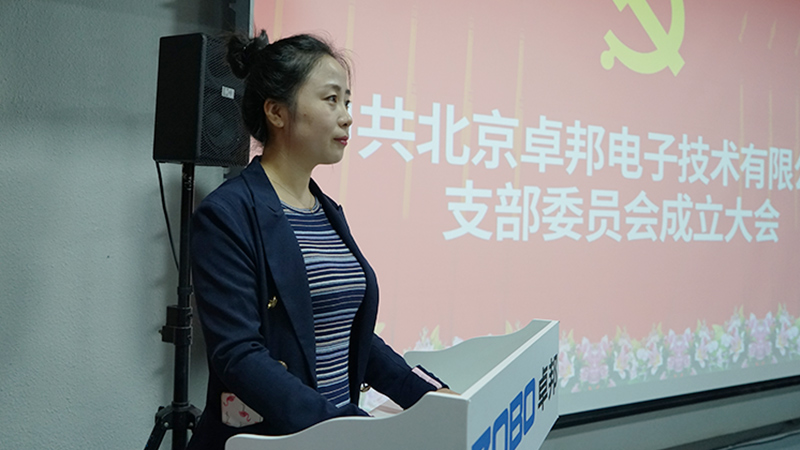 中共北京草莓视频在线观看网站电子技术有限公司支部委员会成立