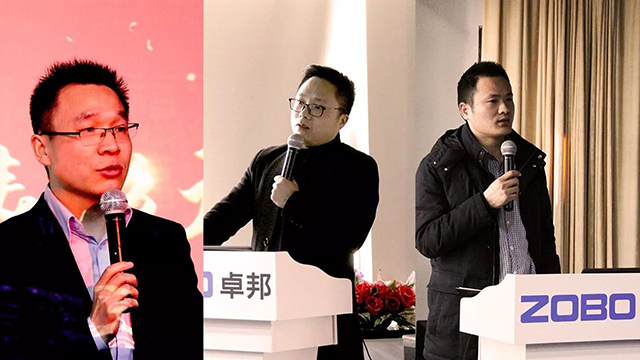 MP部总经理张新强、上海运营经理张谊斌、北京大区经理张书杰
